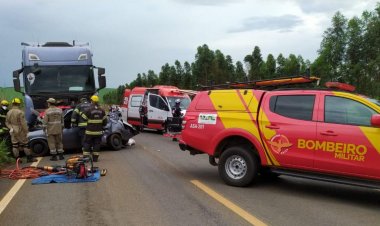 Cinco mortos em grave acidente na GO-346 entre Formosa e Cabeceiras