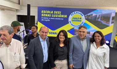 Secretária do Entorno destaca impacto da nova Escola Sesi Senai em Luziânia