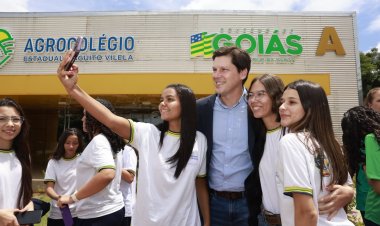 “Vamos unir dois potenciais de Goiás: educação e agropecuária”, destaca Daniel Vilela durante inauguração de agrocolégio