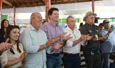 Daniel Vilela abre colheita da safra de soja 2024/2025