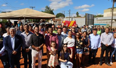 Início da construção da nova ponte sobre o córrego Josefa Gomes
