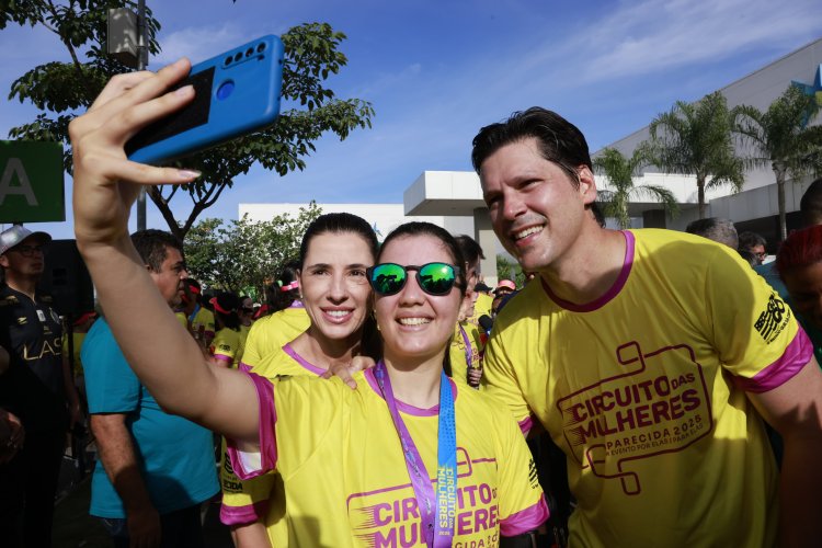 Daniel Vilela homenageia mulheres goianas pelo Dia Internacional em corrida de rua realizada em Aparecida