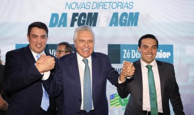 Caiado participa da posse das novas diretorias da FGM e AGM e destaca união das entidades municipalistas