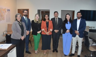 Diretoria da OAB de Formosa se reúne com a prefeita Simone Ribeiro para fortalecer parcerias institucionais e políticas públicas de cidadania