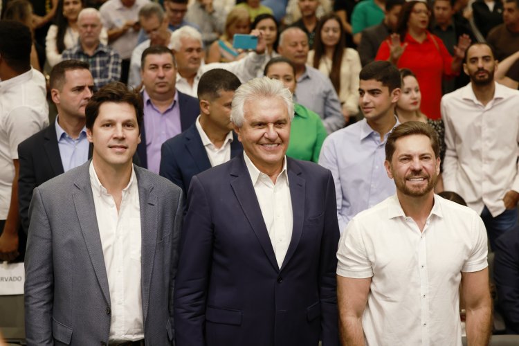 “Convivência respeitosa e diálogo constante têm garantido avanços para Goiás”, afirma Daniel Vilela em homenagem a Bruno Peixoto
