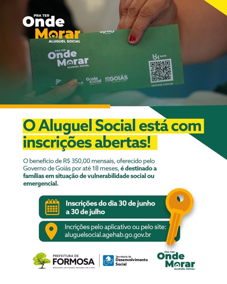 Goiás amplia acesso à moradia com Programa Social de Aluguel