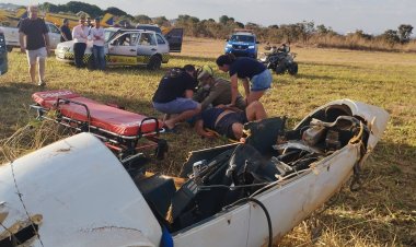 Piloto sobrevive a queda de planador em Formosa