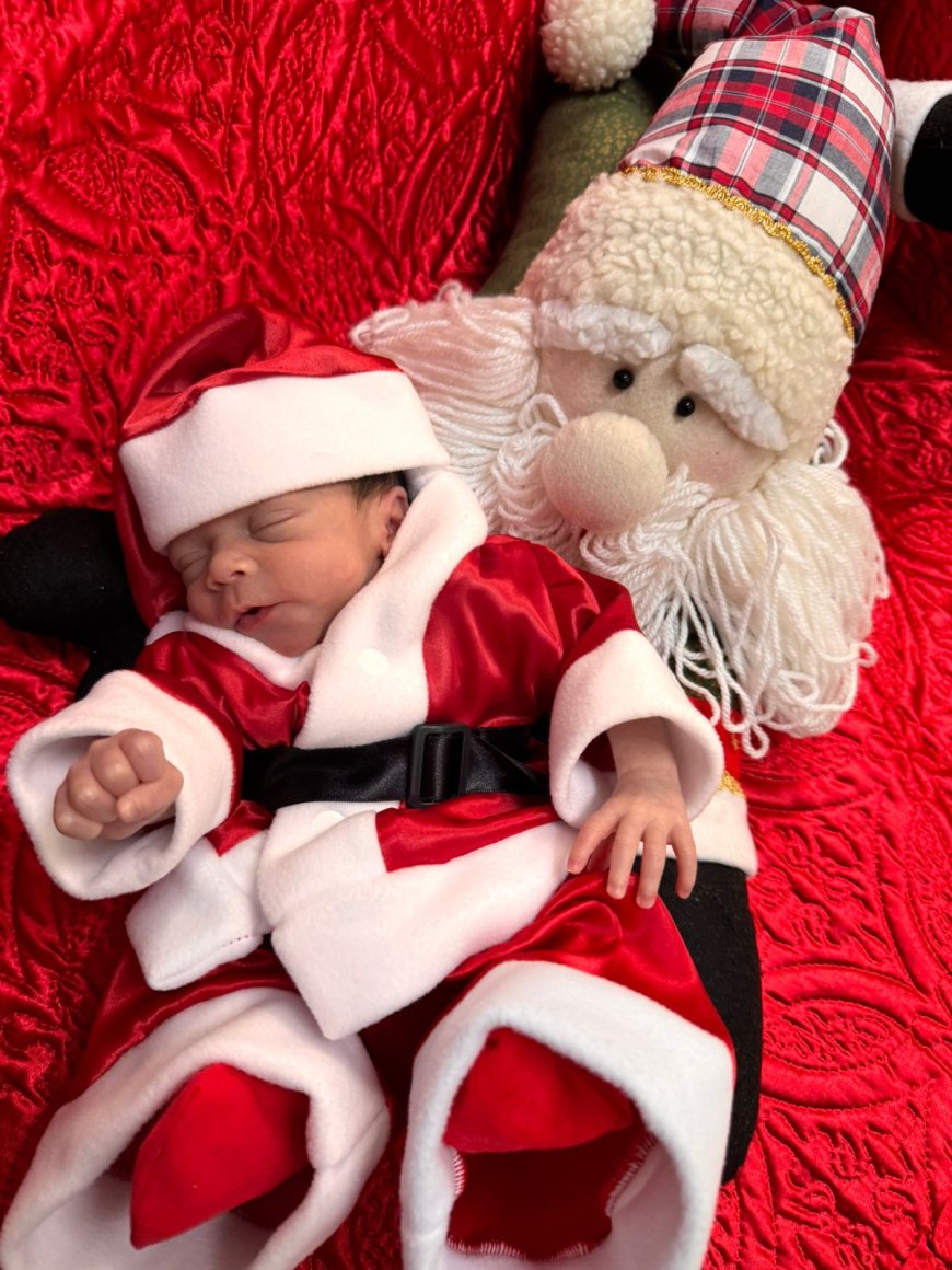 Hospital Estadual de Luziânia celebra o Natal com ensaio fotográfico de recém-nascidos