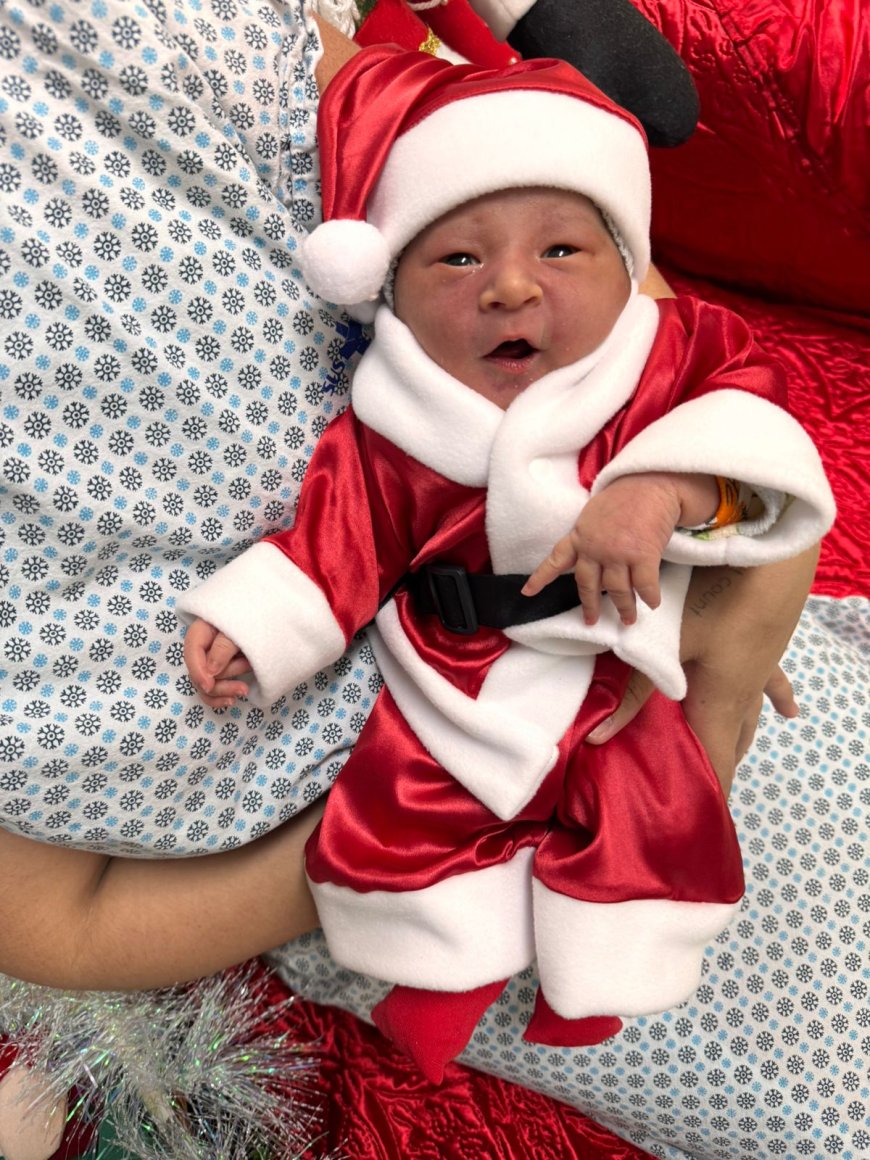 Hospital Estadual de Luziânia celebra o Natal com ensaio fotográfico de recém-nascidos