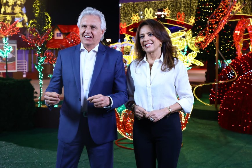 Caiado e Gracinha celebram conquistas de Goiás em mensagem de Natal