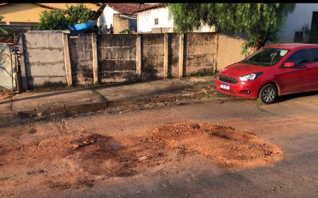 Moradores denunciam avanço de buracos e cobram soluções para infraestrutura em Formosa (GO)