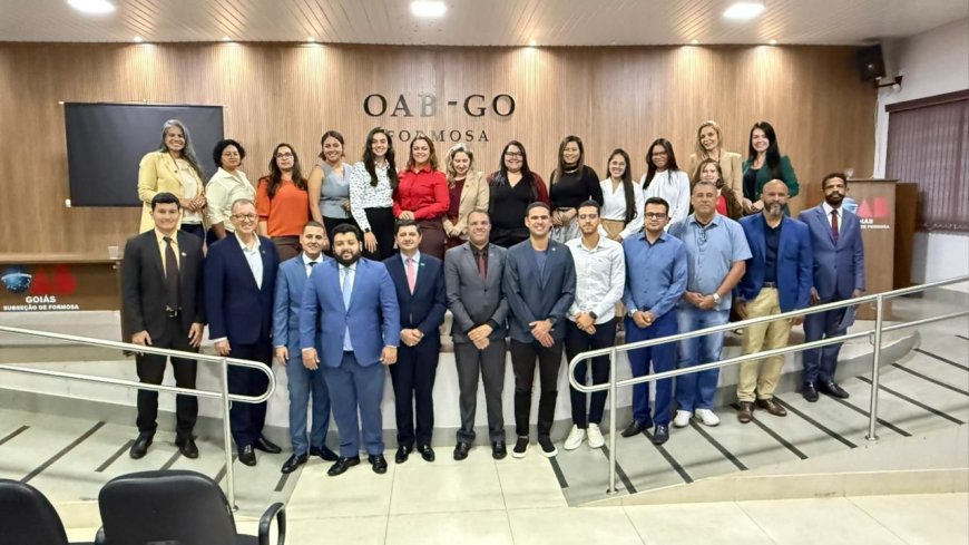 OAB Formosa promove curso prático sobre sustentação oral no processo penal