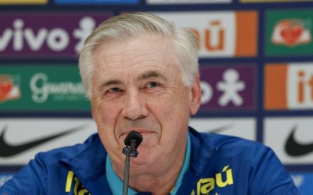 Copa do Mundo: Ancelotti convoca na segunda (18), os 26 jogadores selecionados para representar o Brasil