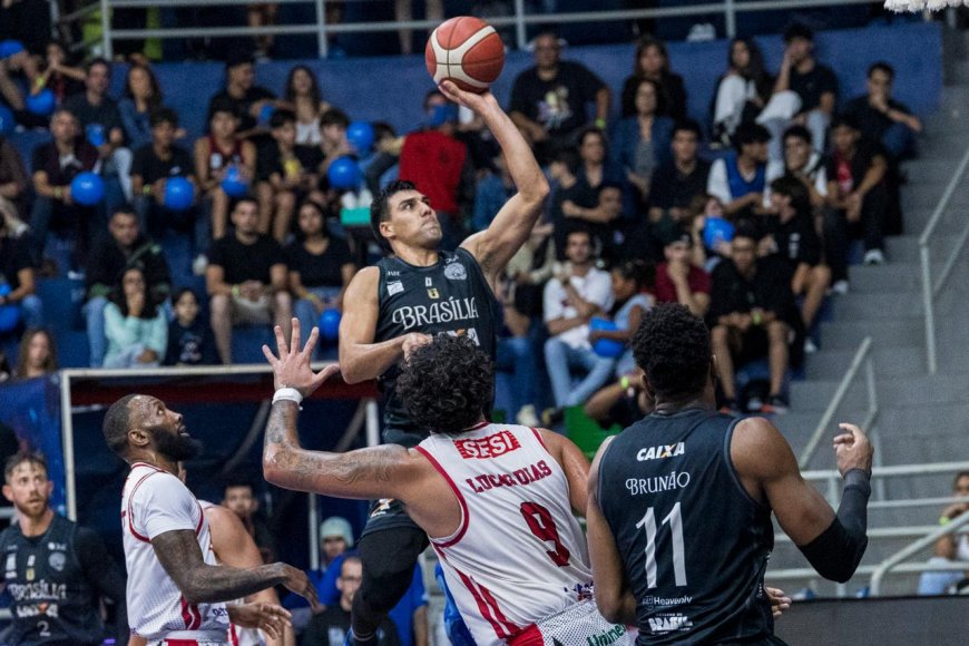Em São Paulo, CAIXA Brasília foi superado pelo Sesi Franca no jogo 1 das semifinais do NBB