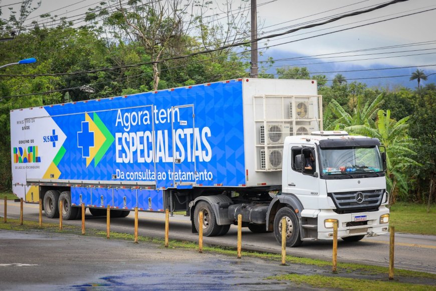 Agora Tem Especialistas: Ministério da Saúde lança em Teresina de Goiás (GO) carreta de saúde da mulher para diagnóstico precoce de câncer de mama e do colo do útero