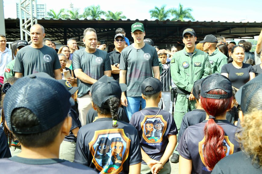“Seja pelo ar, terra ou água, vamos garantir a segurança dos goianos”, reforça Daniel Vilela durante 2º Portões Abertos do Graer