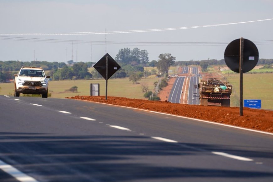 Daniel Vilela entrega duplicação da GO-320, em Goiatuba, e destaca alto padrão das rodovias goianas