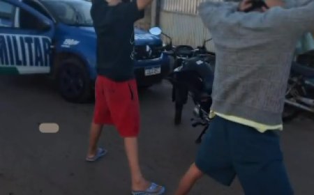 Polícia Militar apreende motocicleta irregular no Parque da Colina, em Formosa
