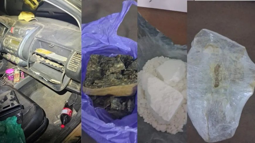 Tráfico de drogas na GO 118: Homens tentam fugir de acidente e são presos com drogas no painel