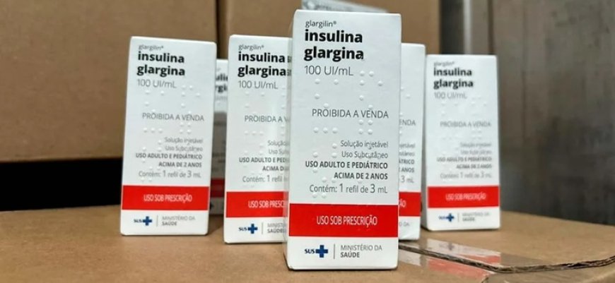 Goiás recebe mais de 8 mil tubetes de insulina glargina para aplicação pelo SUS