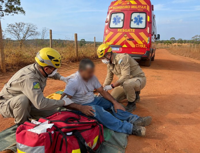 Homem com histórico de alergia é socorrido após sofrer mais de 100 picadas de abelhas na zona rural de Formosa