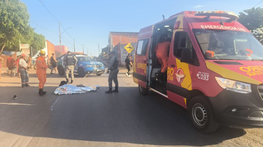 Mulher morre em acidente no centro de Formosa