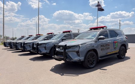 Polícia Militar recebe nova frota com mais de 1,6 mil viaturas