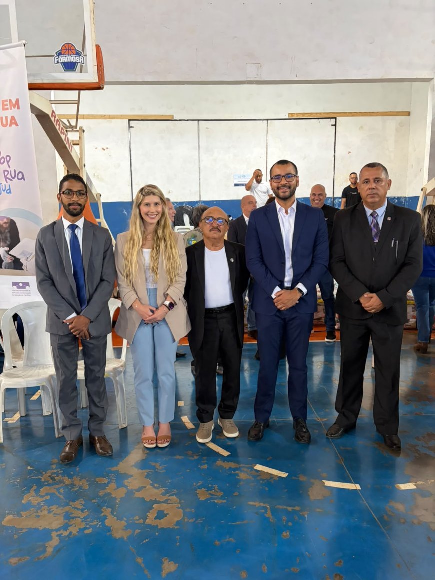 OAB Formosa participa de mutirão do PopRuaJud com orientação jurídica à população
