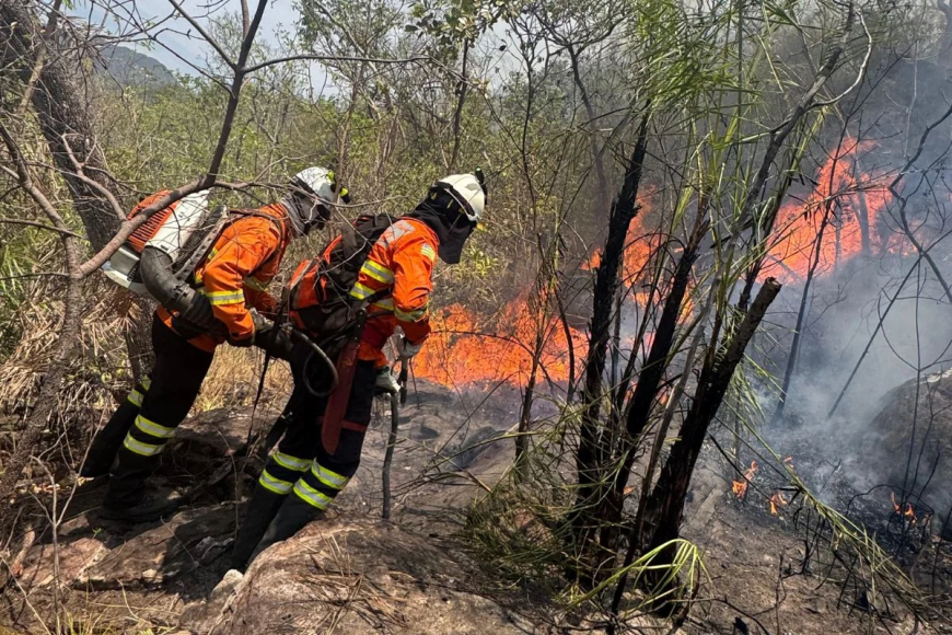 Incêndio atinge Parque Nacional da Chapada dos Veadeiros