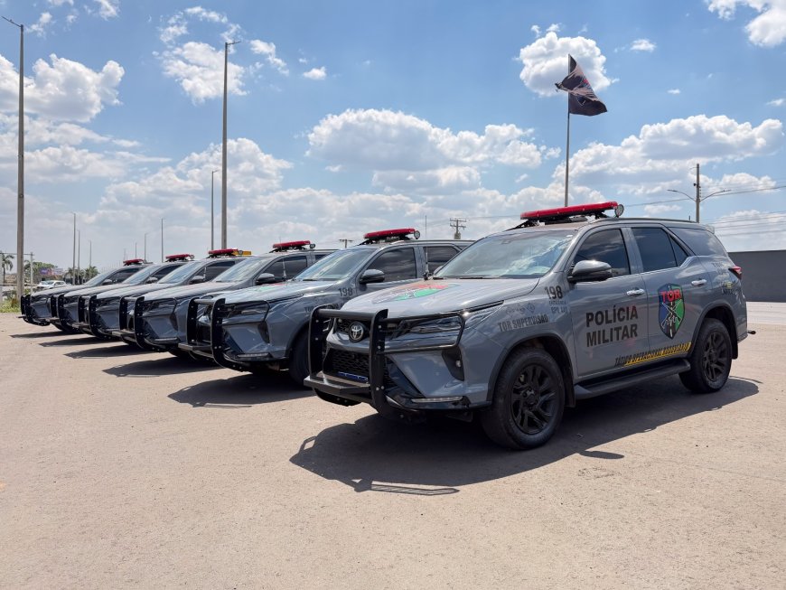 Polícia Militar recebe nova frota com mais de 1,6 mil viaturas
