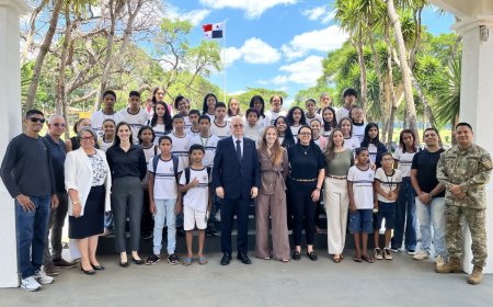 Projeto Passaporte para o Mundo leva alunos de Formosa à Embaixada do Panamá