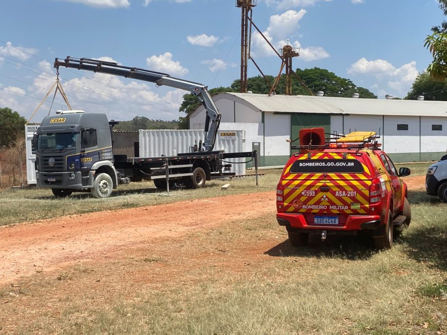 Homem de 47 anos morre após choque elétrico durante instalação de contêiner na zona rural de Formosa